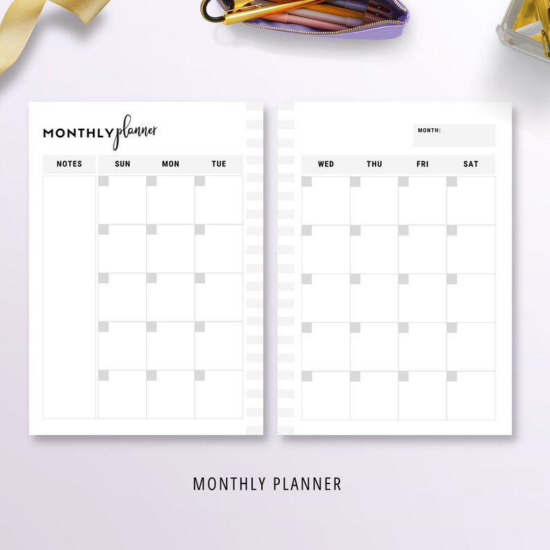 A5 Student Planner Printable Study Planner School Planner - Etsy