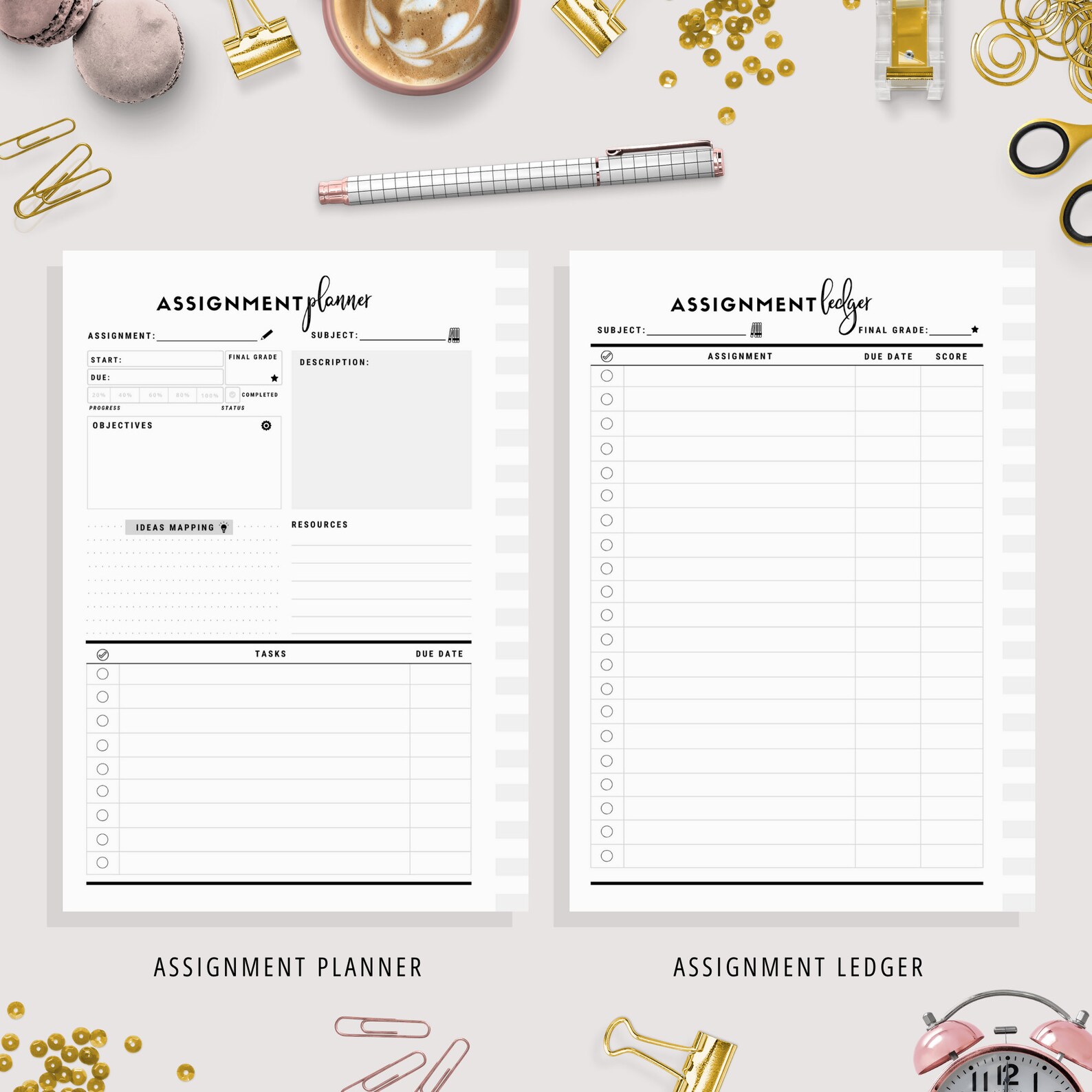 A5 Student Planner Printable Study Planner School Planner | Etsy