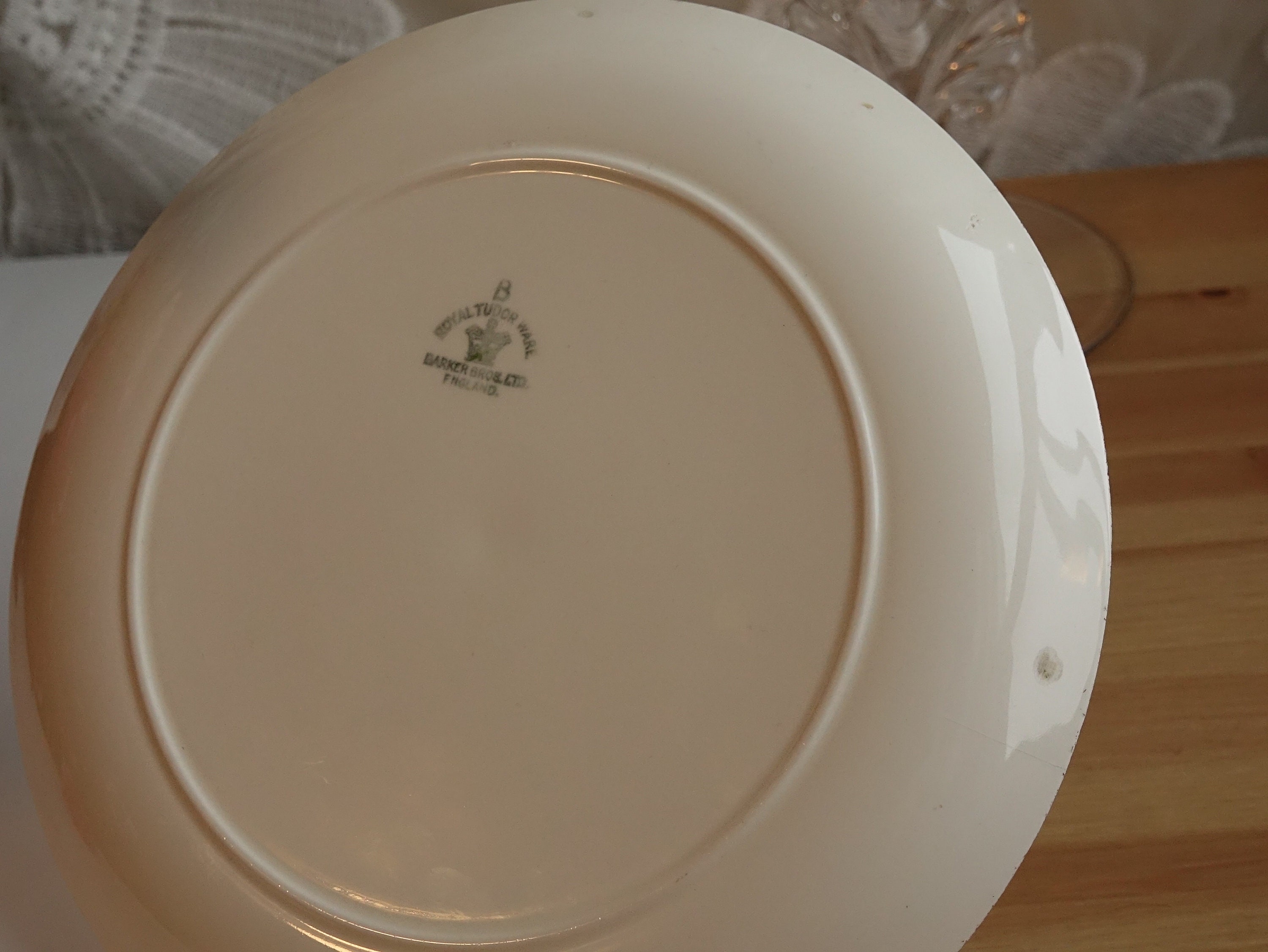 Vintage ROYAL TUDOR Plate made in England Fine Etsy