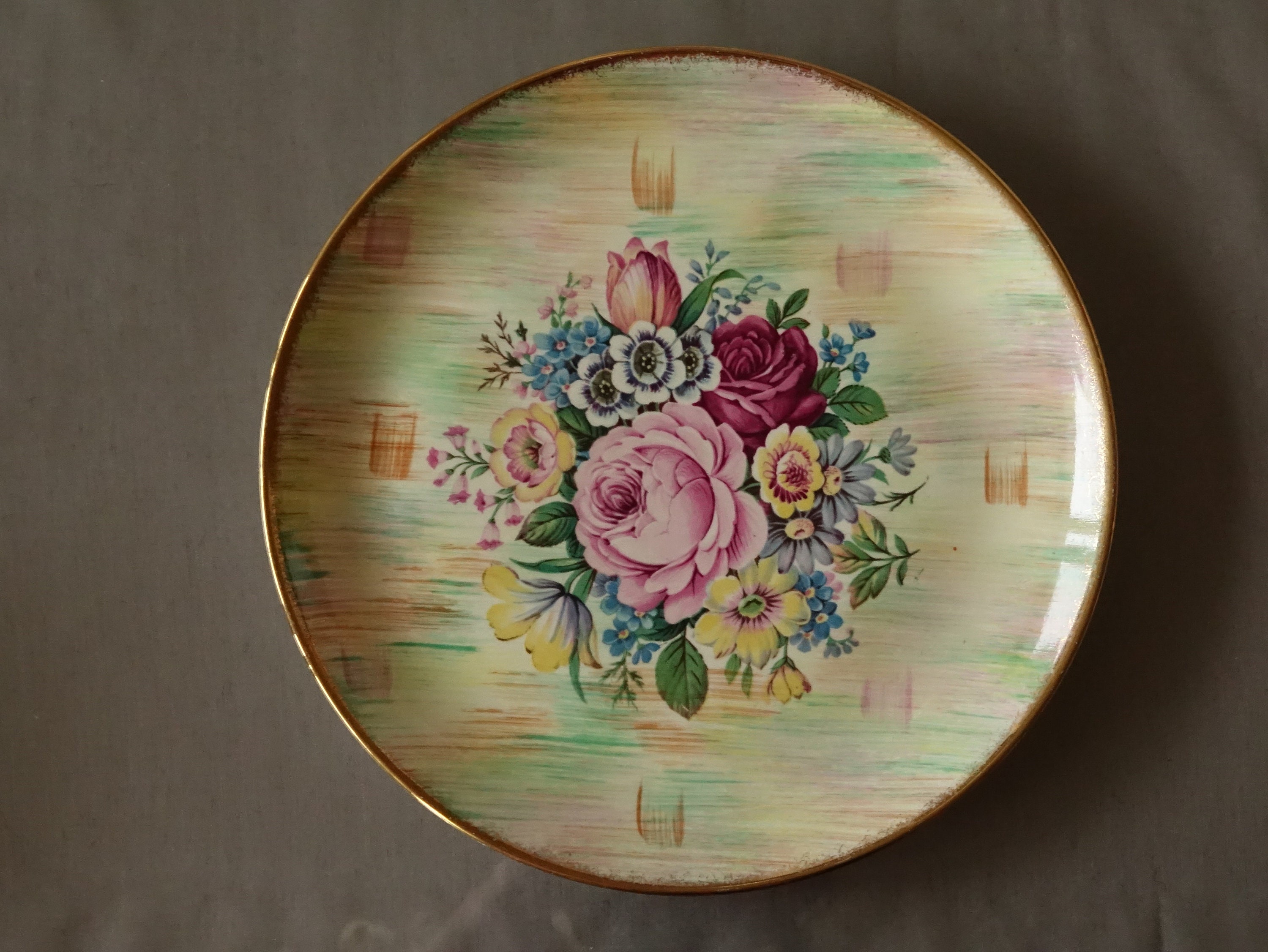 Vintage ROYAL TUDOR Plate made in England Fine Etsy