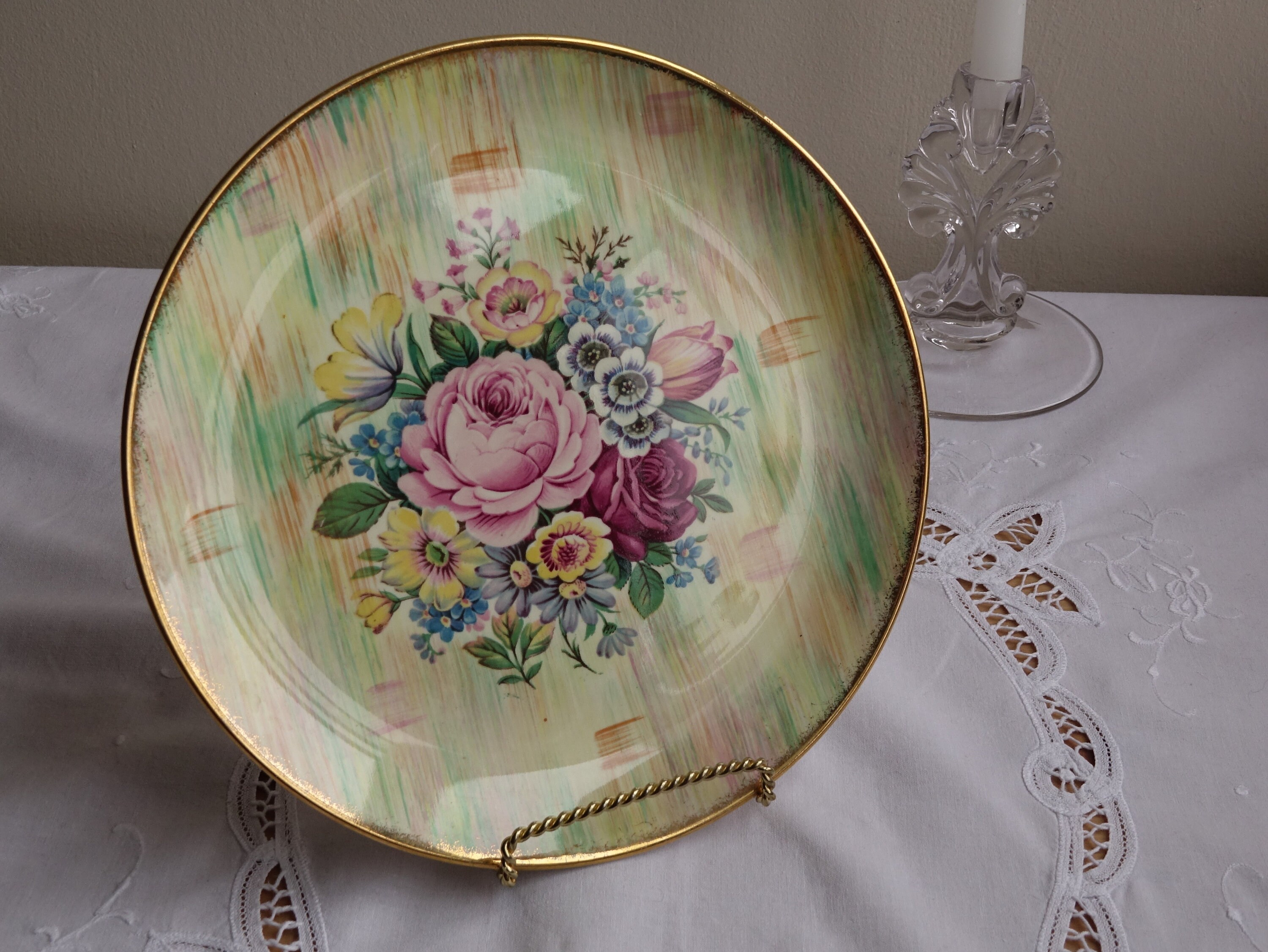 Vintage ROYAL TUDOR Plate made in England Fine Etsy