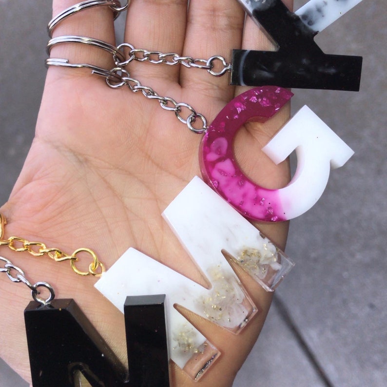 Resin custom keychains