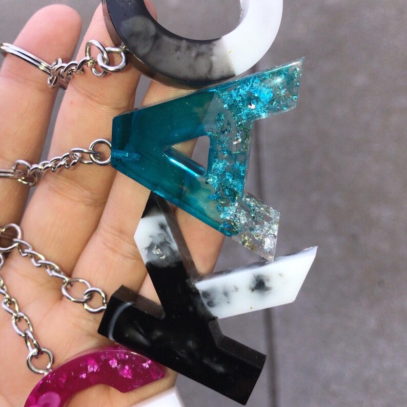 Resin custom keychains