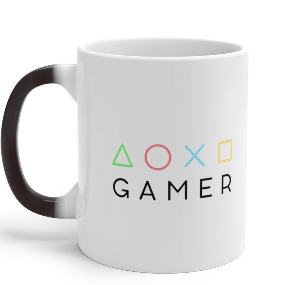 PS4 Gamer Controller MUG Playstation mug video game mug gamer Etsy