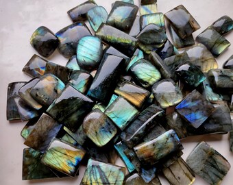 Natural LABRADORITE CABOCHON Multifire wholesale Labradorite Gemstone lot 1000 Carats AAA Quality Labradorite Stone, Labradorite lot X123