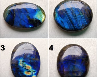 Unique Rare quality Labradorite Gemstone, Multi Flashy Labradorite Oval Shape Gemstone wholesale Labradorite, Labradorite Cabochon Gemstone