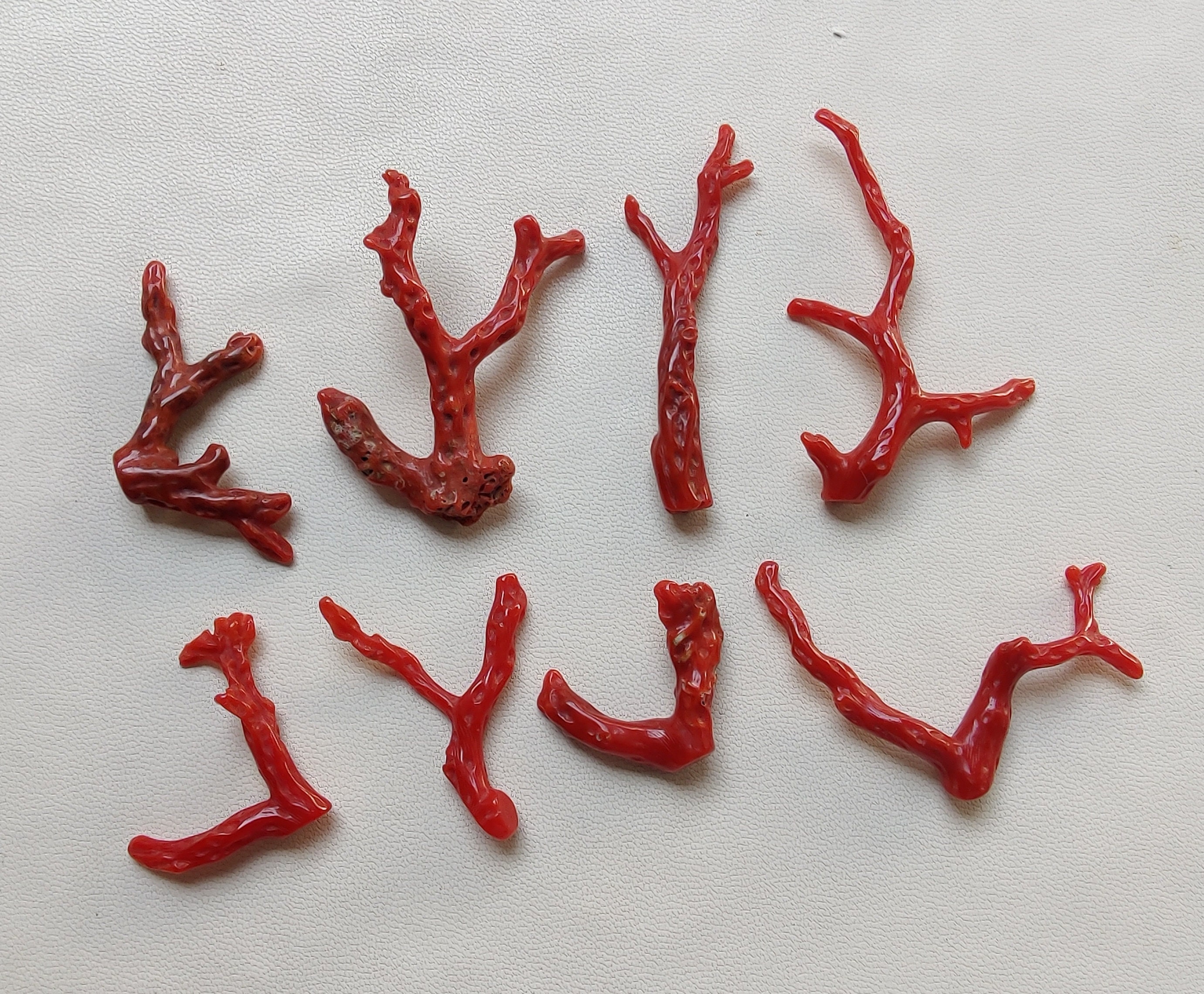 RED CORAL Stick 100% Natural Italian Red Coral Stick Loose Branch Gemstone, Coral Tree Polished Tree. Coral Stick 38X26/24X21 MM IP575