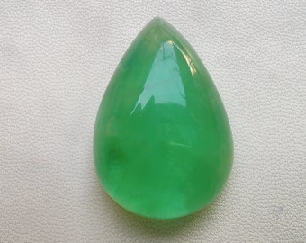 FLUORITE GEMSTONE OVAL Shape 73 Cts High Quality Natural Green Fluorite Gemstone For Making Loose Fluorite Gemstone 34X22MM L174