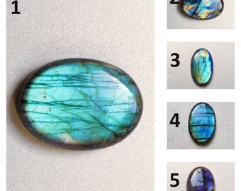 100% Natural Multi Flashy Labradorite Oval Shape Cabochon Beautiful Labradorite Handmade Loose Gemstone Use For Jewel