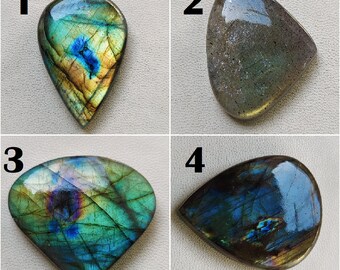 Superb ~ Multi Flashy Labradorite Mix Shape Cabochon Gemstone Both Side Polish Loose Gemstone Best For Making All Jewelry.!!