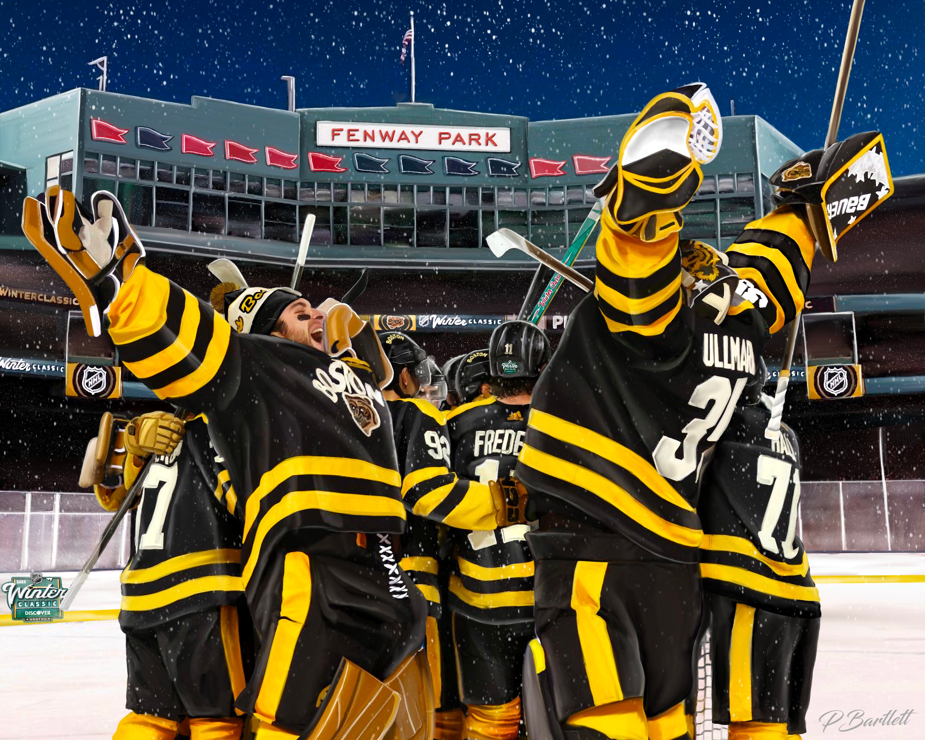 Chicago Blackhawks Customized Number Kit For 2015 Winter Classic