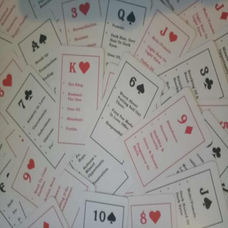 Printable Divination Playing Cards for Divination Use. Etsy