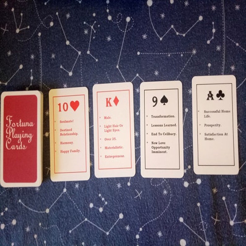 Printable Divination Playing Cards for Divination Use. Etsy