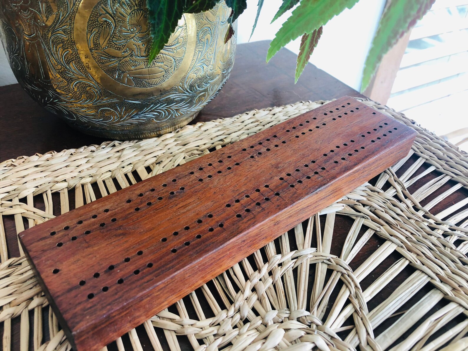 Vintage wooden Blackwood crib board. Etsy