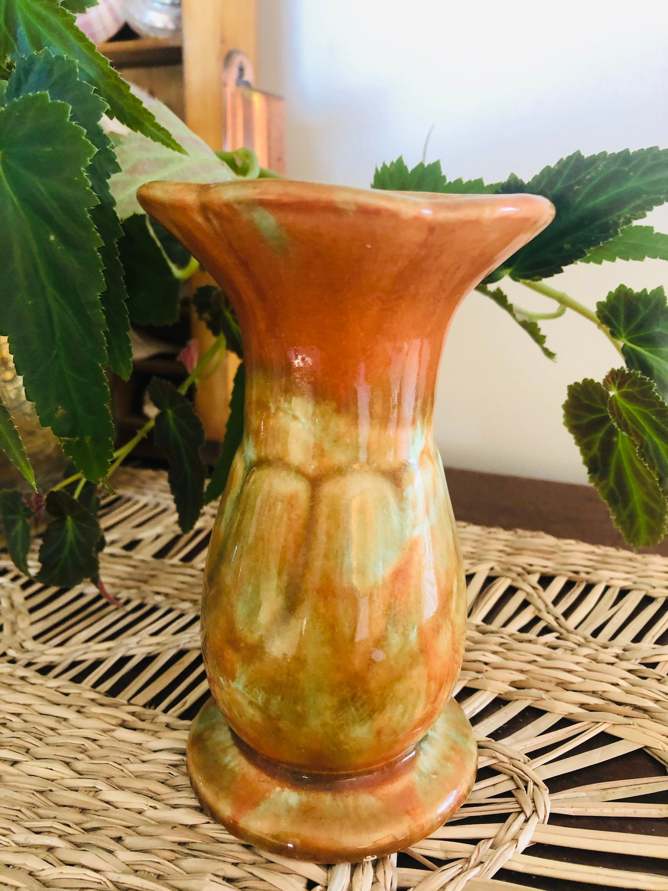 Diana pottery vase. Australia. Small chip under base. Etsy