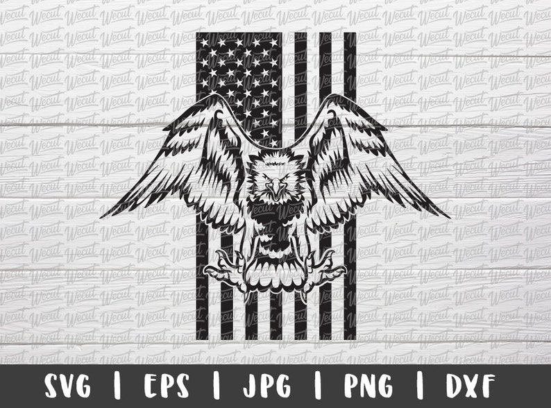 Download 4th of July Eagle SVG files for Cricut / US Flag svg / | Etsy