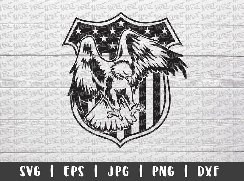 4th of July Bald Eagle SVG Files for Cricut / US Emblem Svg / | Etsy