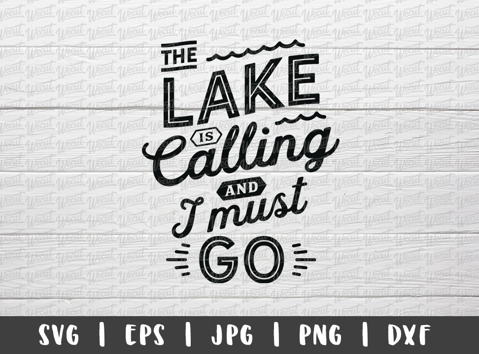 Lake Life SVG Files for Cricut Project / The Lake is Calling | Etsy
