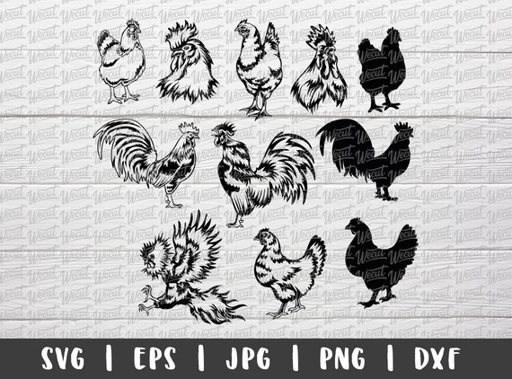 Download Cute Chicken Svg Files For Cricut Hen Svg Farmhouse Svg Etsy