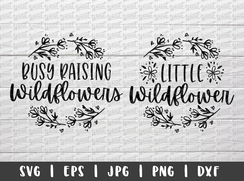 Mommy And Me SVG Files for Cricut / Raising Wildflowers ...