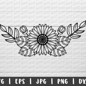 Daisy SVG Files for Cricut / Flower Bouquet Svg / Wreath Svg / - Etsy