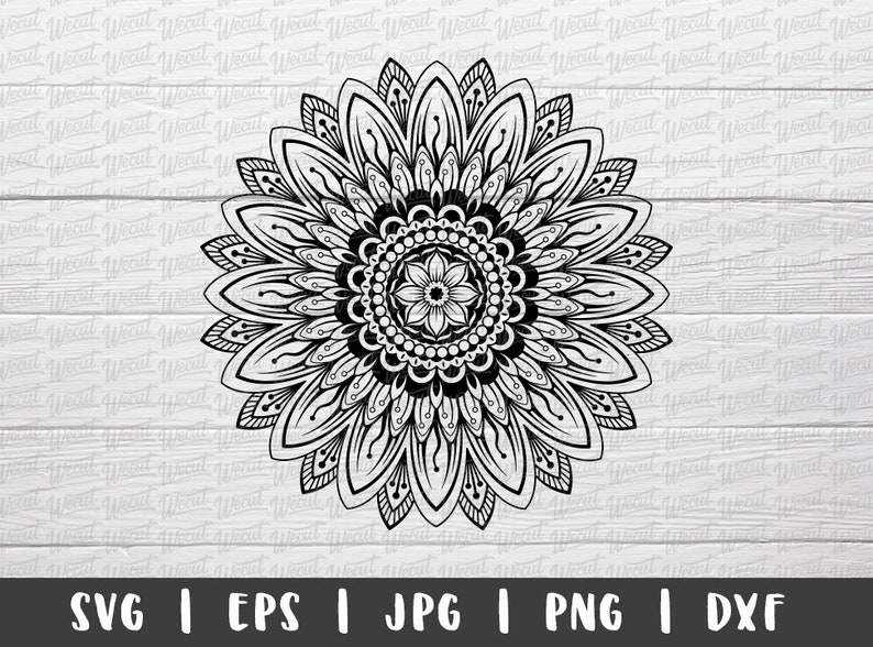 Download Sunflower Mandala SVG files for Cricut Project / Sunflower ...