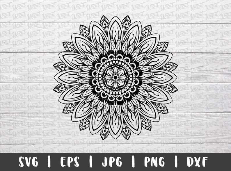 Download Sunflower Mandala SVG files for Cricut Project / Sunflower ...