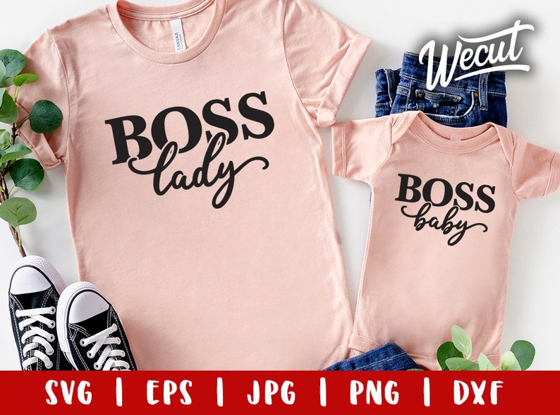 Download Boss Lady Boss Baby / Mommy And Me SVG Files for Cricut / Girl | Etsy