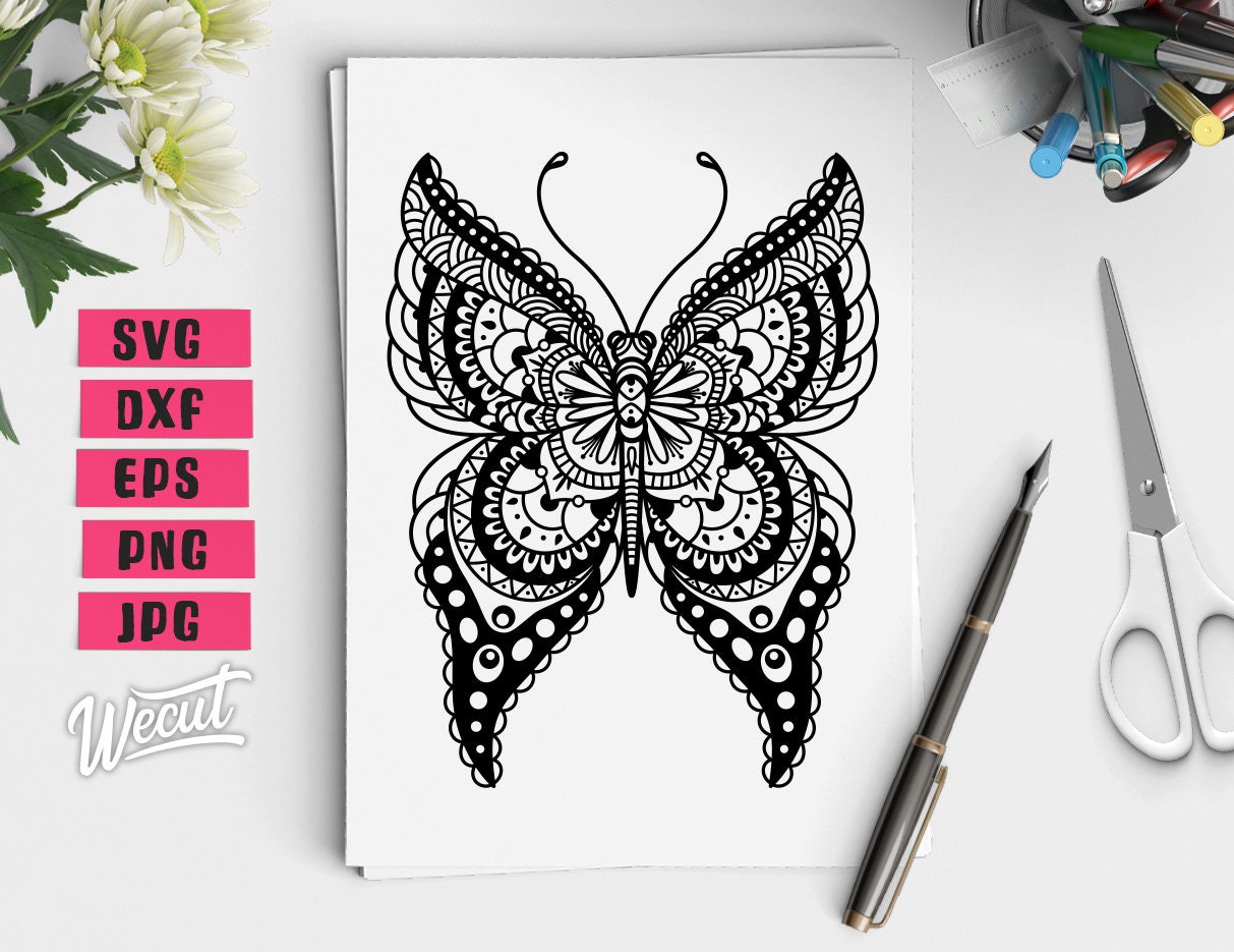 Download Butterfly Svg Files For Cricut Project Butterfly Clipart Etsy