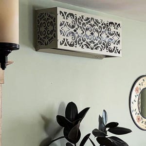 Decorative Air Conditioner Cover for Indoor Unit, Metal Laser Cut Personalized Ac Unit Cover, Mini Split Cover