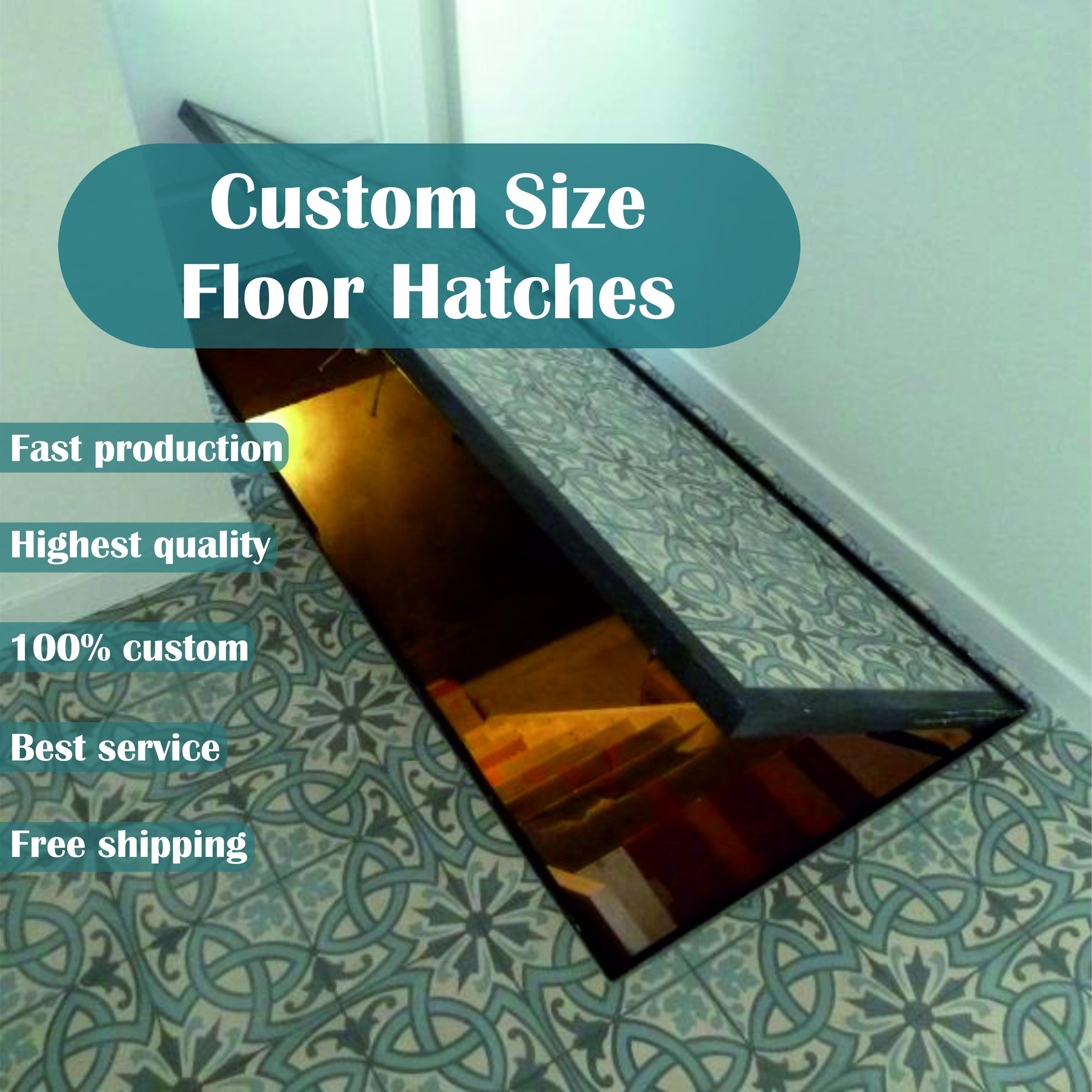 Steel floor access door, metal floor hatch, recessed floor access panel, flush access door, underground access door, floor access cover