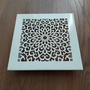 Custom plastic vent cover, decorative vent cover, hvac vent cover, return air vent covers, radiator cover, wall vent cover, return air grille