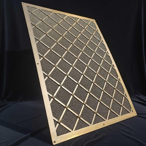 Klassisches Design: Lüftungskanal, Stahlgitter, Klimaplatte, individuelle Abdeckung, Wandlüftung, Deckenplatte, Luftauslass, Rückluftgitter, Luftpanel