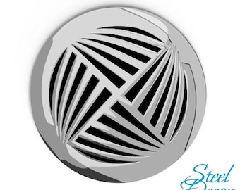Any Size Round Vent Cover, Black Round Vent Grille, Decorative Ventilation cover, White Round Vent Cover, Custom Wall Register