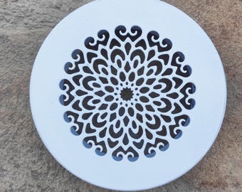 Any Size Plastic Round Vent Cover, Black Round Vent Grille, Decorative Ventilation cover, White Round Vent Cover, Custom Wall Register