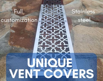 Cubierta de ventilación personalizada, ventilación decorativa, cubierta de ventilación HVAC, cubiertas de ventilación de aire de retorno, cubierta de ventilación, cubierta de ventilación de pared, rejilla de aire de retorno, cubierta de radiador