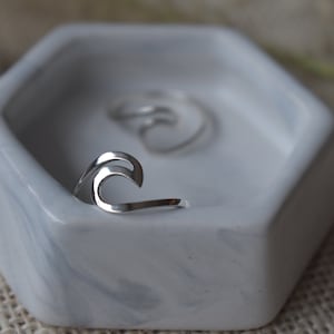 Silver Wave Ring