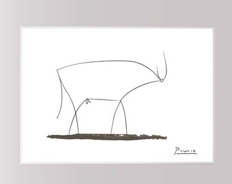 Get Picasso tier aus einer linie Desktop Wallpaper Picasso Tier Aus Einer Linie