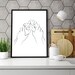 Hands 6 Hands couple Line Art Poster, BDSM Dominance, Couples line art, Hand  Line Art Poster, Line Art Print, One Line Drawing Print 