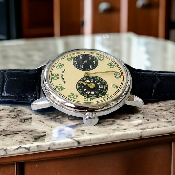 Soviet Molnia Regulator rare mechanical watch MOL… - image 4