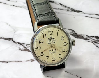 Montre mécanique soviétique originale pour hommes de l'URSS RAKETA CARNAVIN