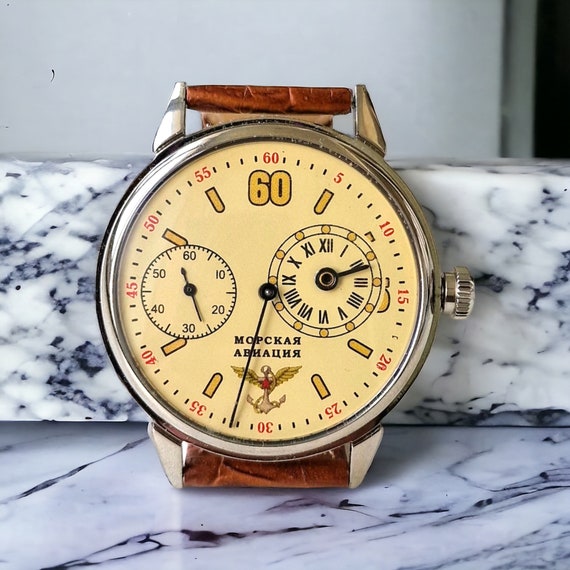 Soviet Molnia Regulator rare mechanical watch MOLN
