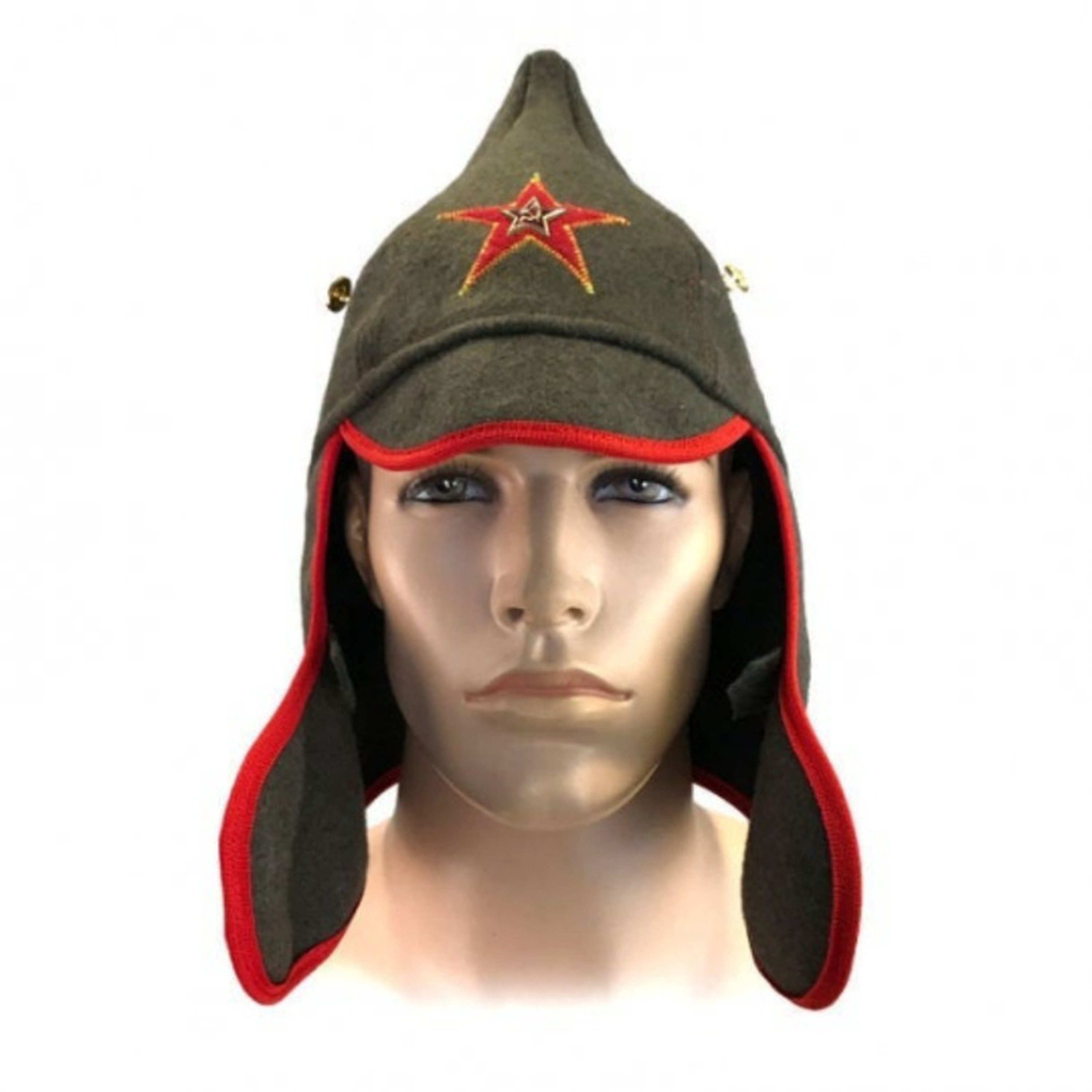 Collectibles Memorabilia Soviet Uniform Russian Budenovka Military Red ...
