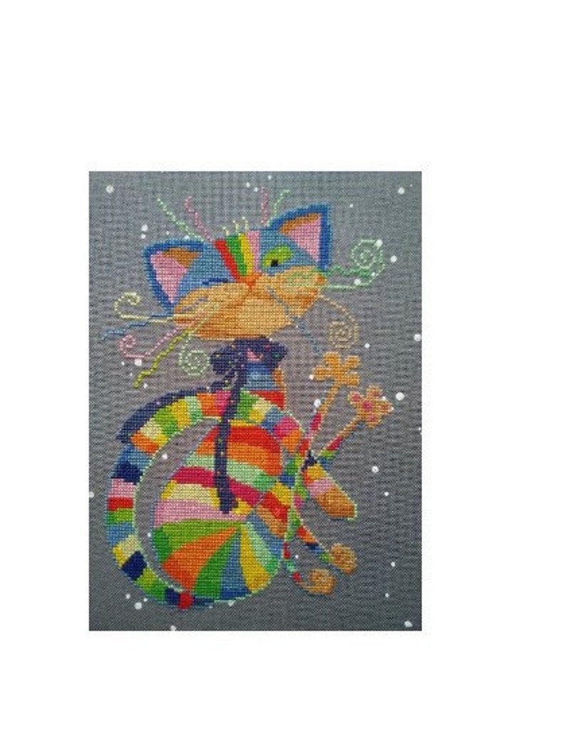 Pdf Cat Cross Stitch Digital Pattern Instant Download Modern Xstitch Chart Embroidered Picture Cross Stitch Pdf Cross Stitch Easy Papercraft Craft Supplies Tools Kromasol Com