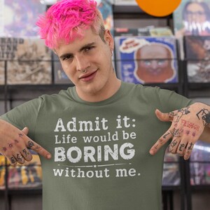 Sarcastic Humor T-Shirt | Retro Vintage Graphic Tee image 3