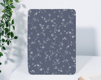 Pretty Flower Simple iPad Case For iPad 9.7" 10.2" 10.9" 12.9" iPad Air 5 4 3 2 iPad mini 6 5 4 Pro 11 inch iPad 2022 2021 2020 iPad Cover