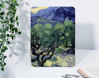 Van Gogh Olive Trees Cover Case for Apple iPad Pro 9.7'' 11'' 12.9 inch 2022 iPad Air 4/5 iPad 7/8/9 iPad mini 6 5 4 3 Case 2021 iPad Cover