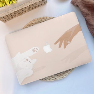 Cute Cat Paws and Hand MacBook Case for MacBook Air 2020 2022 Case, MacBook Air 13 M1/M2, MacBook Pro 13/15/16 inch, Retina Air MacBook 2021