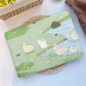 Cartoon Macbook Case Fresh Duck Case for MacBook Air 2020 Case, MacBook Air 13 M1/M2, MacBook Pro 13/15/16 inch, Retina Air MacBook 2021