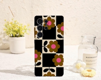 Artistic Flower Collage Samsung Phone Case Phone Case for Samsung Galaxy S25 S24 S23 S22 Plus Ultra Galaxy S Phone Case Galaxy A Phone Case
